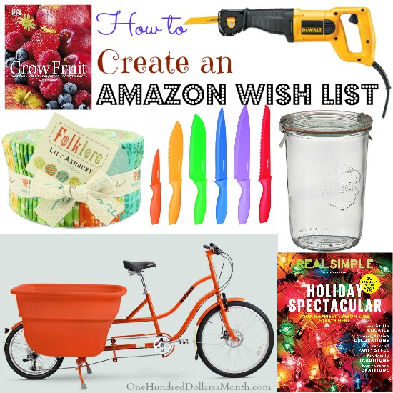 How To Create An Amazon Wish List