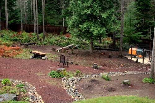 Mavis Garden Blog Finally Making, Natural Wooded Landscaping Ideas