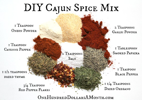 Cajun seasoning recipe