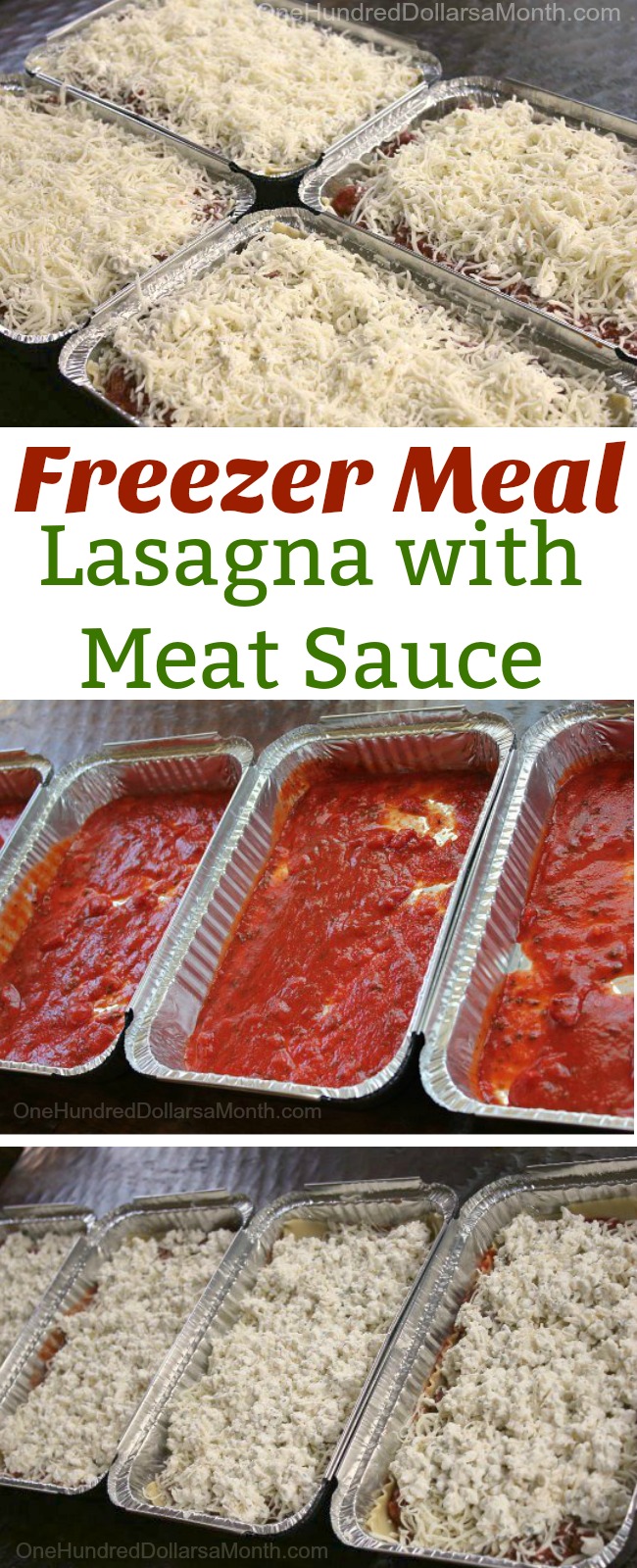 Freezer Meal Meat Loaf Recipe - One Hundred Dollars a Month