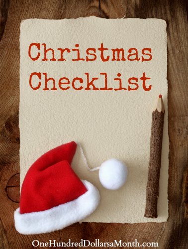 Christmas Checklist