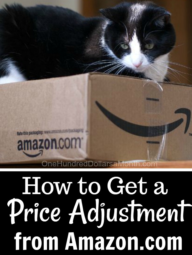 How to Get a Price Adjustment from Amazon One Hundred Dollars a Month