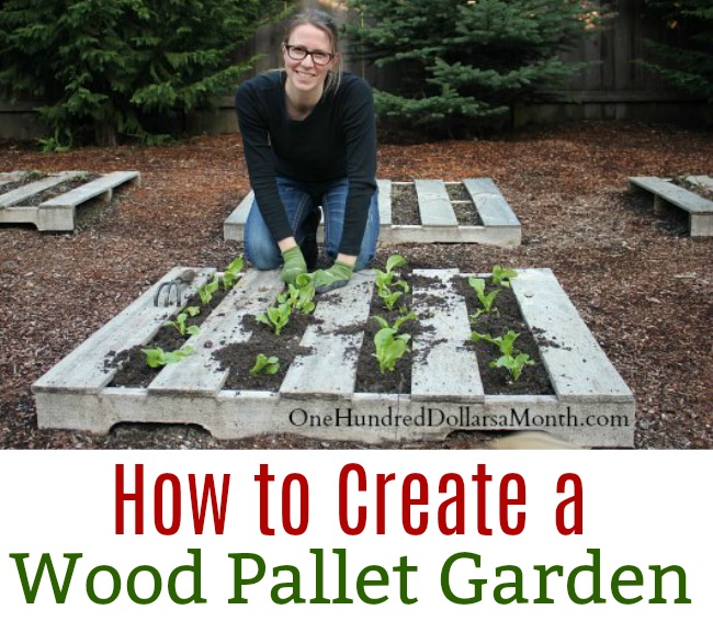 Pallet Gardening - How to Create a Wood Pallet Garden - One Hundred