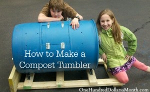 How To Make A Compost Tumbler 300x185 