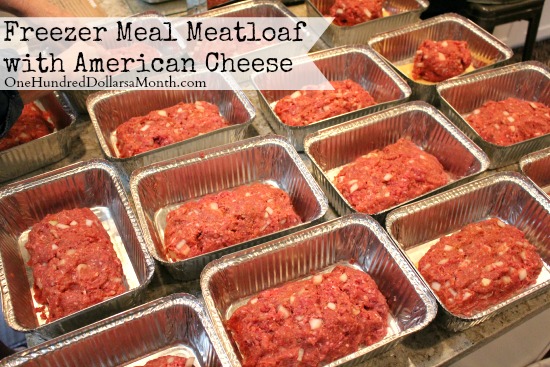 Freezer Meal Meat Loaf Recipe - One Hundred Dollars a Month