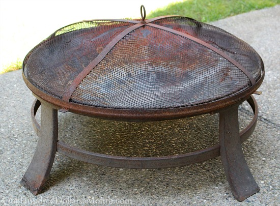 Fixing Up Our Rusted Fire Pit - One Hundred Dollars a Month