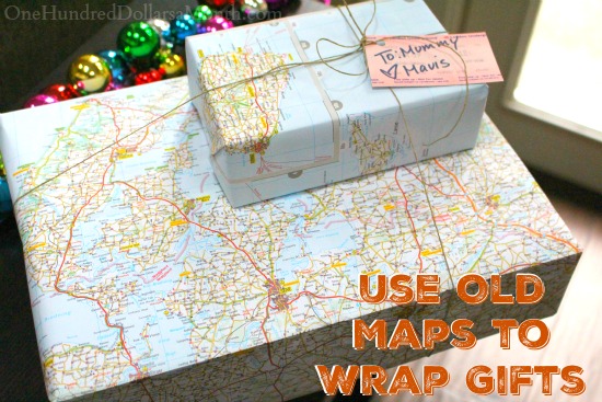 Map wrapping clearance paper