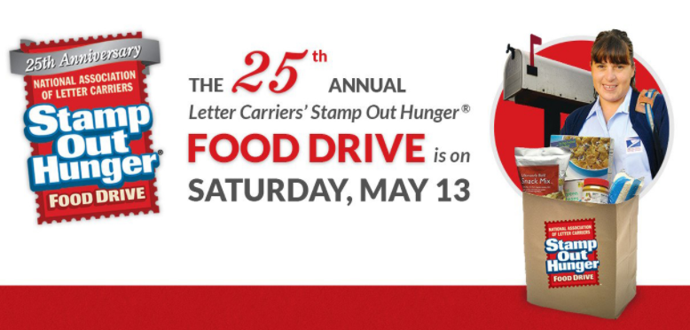 Stamp Out Hunger Food Drive This Saturday May 13th - One Hundred ...