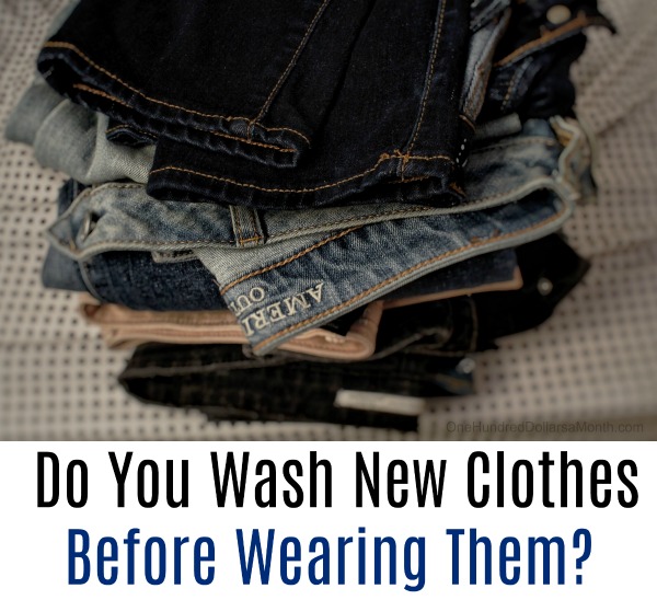 wash jeans before wearing