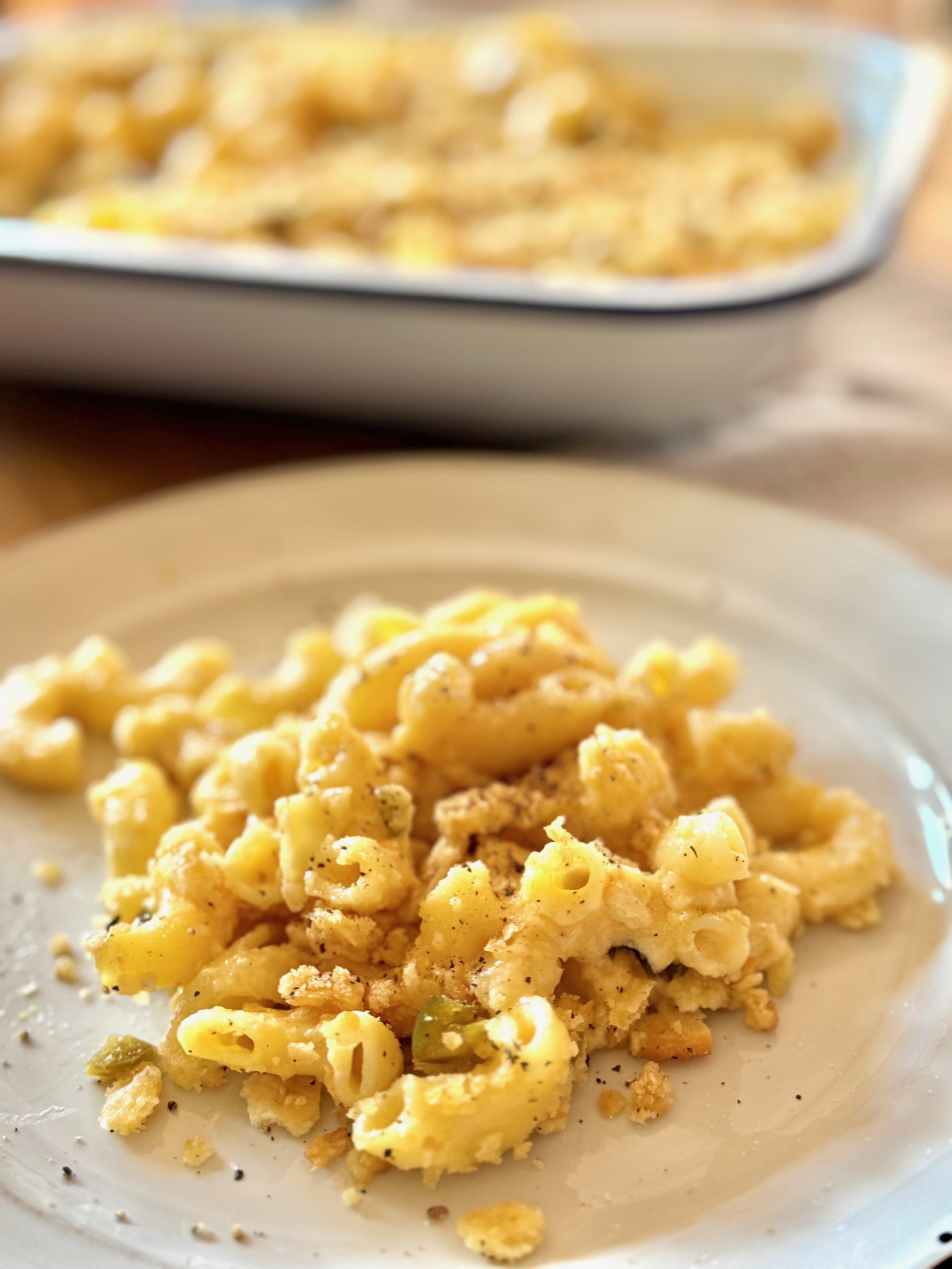 Baked Jalapeno Macaroni and Cheese