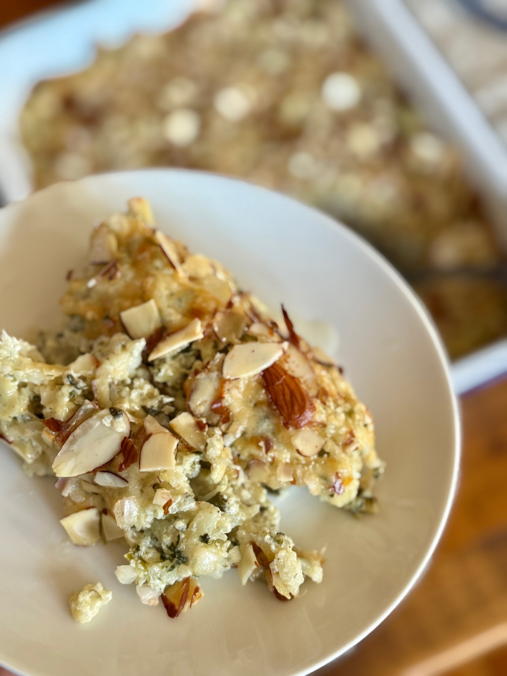 Cauliflower and Spinach Gratin