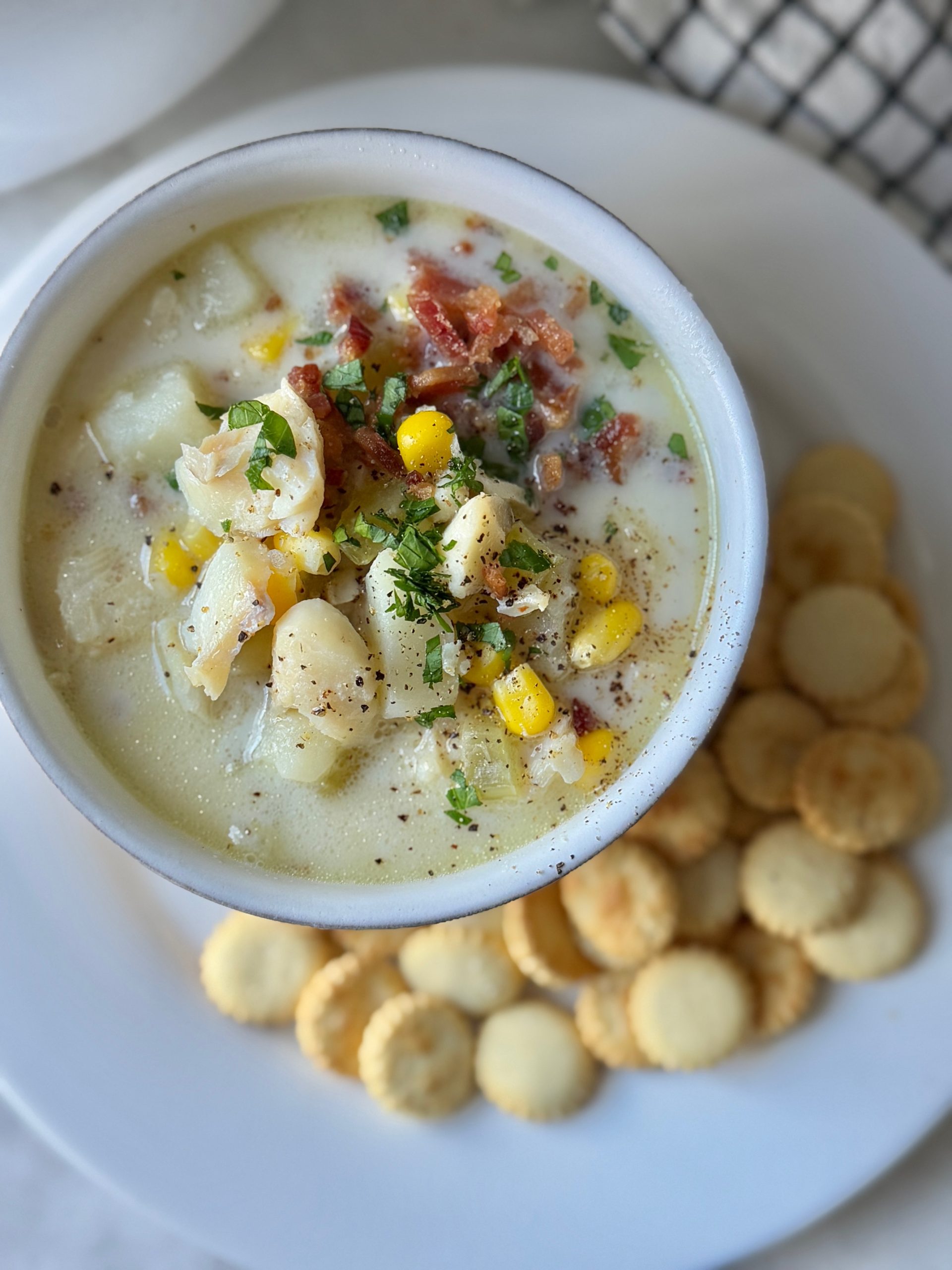 Haddock and Corn Chowder